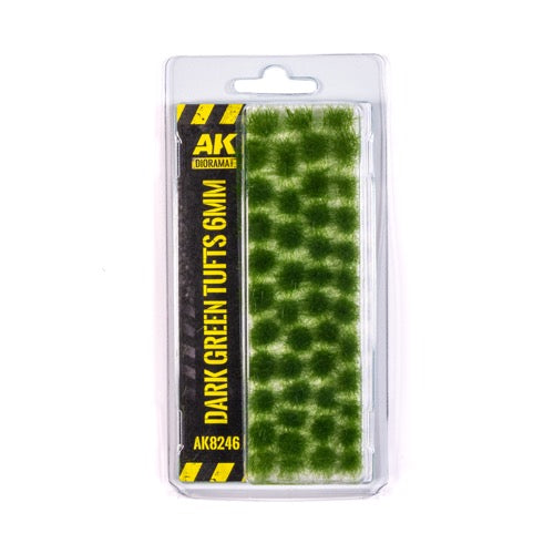 AK Interactive 8246 Dark Green Tufts 6mm
