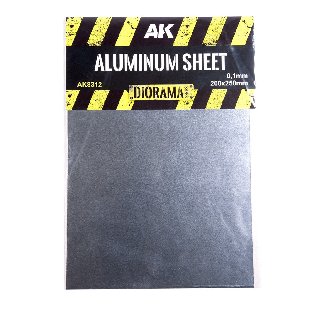 AK Interactive Aluminium Sheet 100um 200X250mm