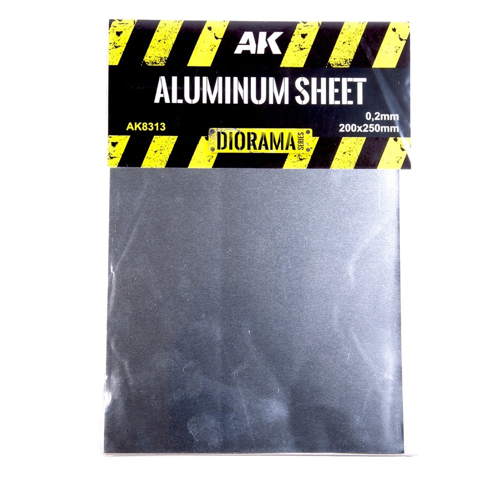 AK Interactive Aluminium Sheet 200um 200X250mm