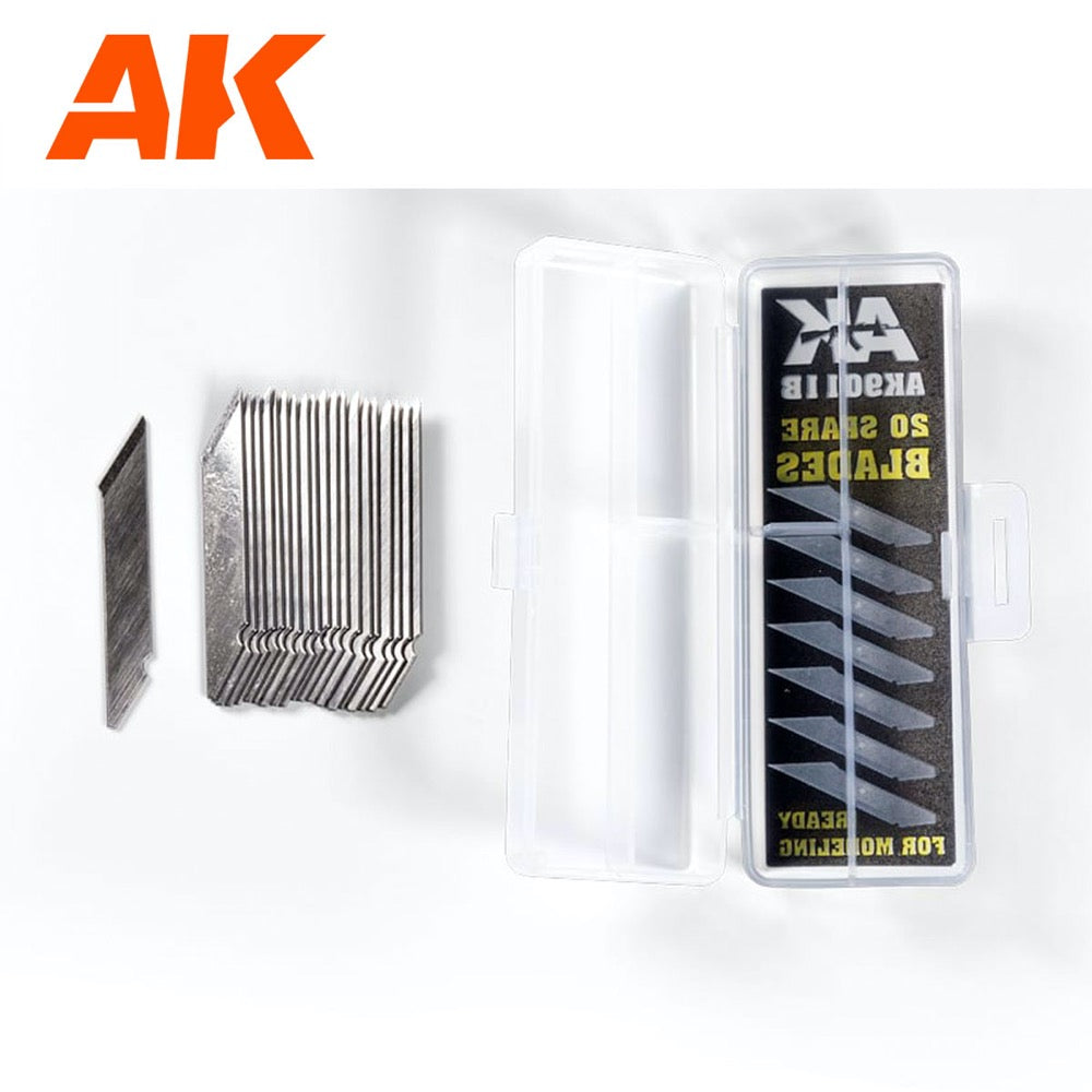 AK Interactive 9011B Cutter 20 Spare Blades