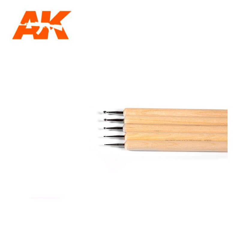 AK Interactive 9052 Sculpting Burnishers Set