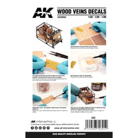 AK Interactive AK9091 Wood Veins Decals