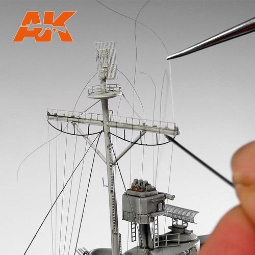 AK Interactive 9134 Elastic Rigging Thread Bobbin Mega
