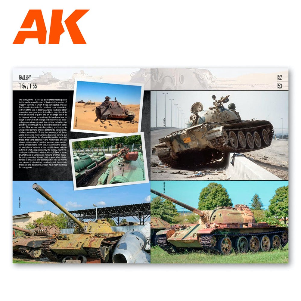 AK Interactive 914 Book T-54/T-55 Modeling World's Most Iconic Tank English