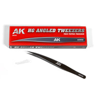 AK Interactive 9161 HG Angled Tweezers 01 Thin Tipped