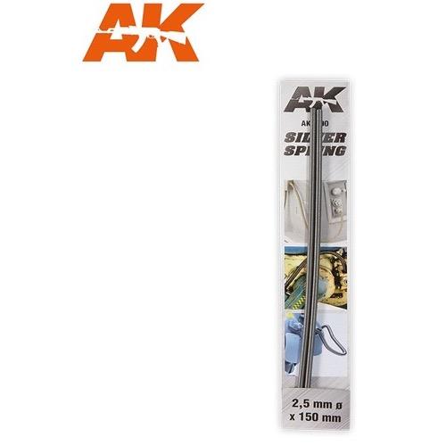 AK Interactive AK9190 Silver Spring 2.5mm 2pc