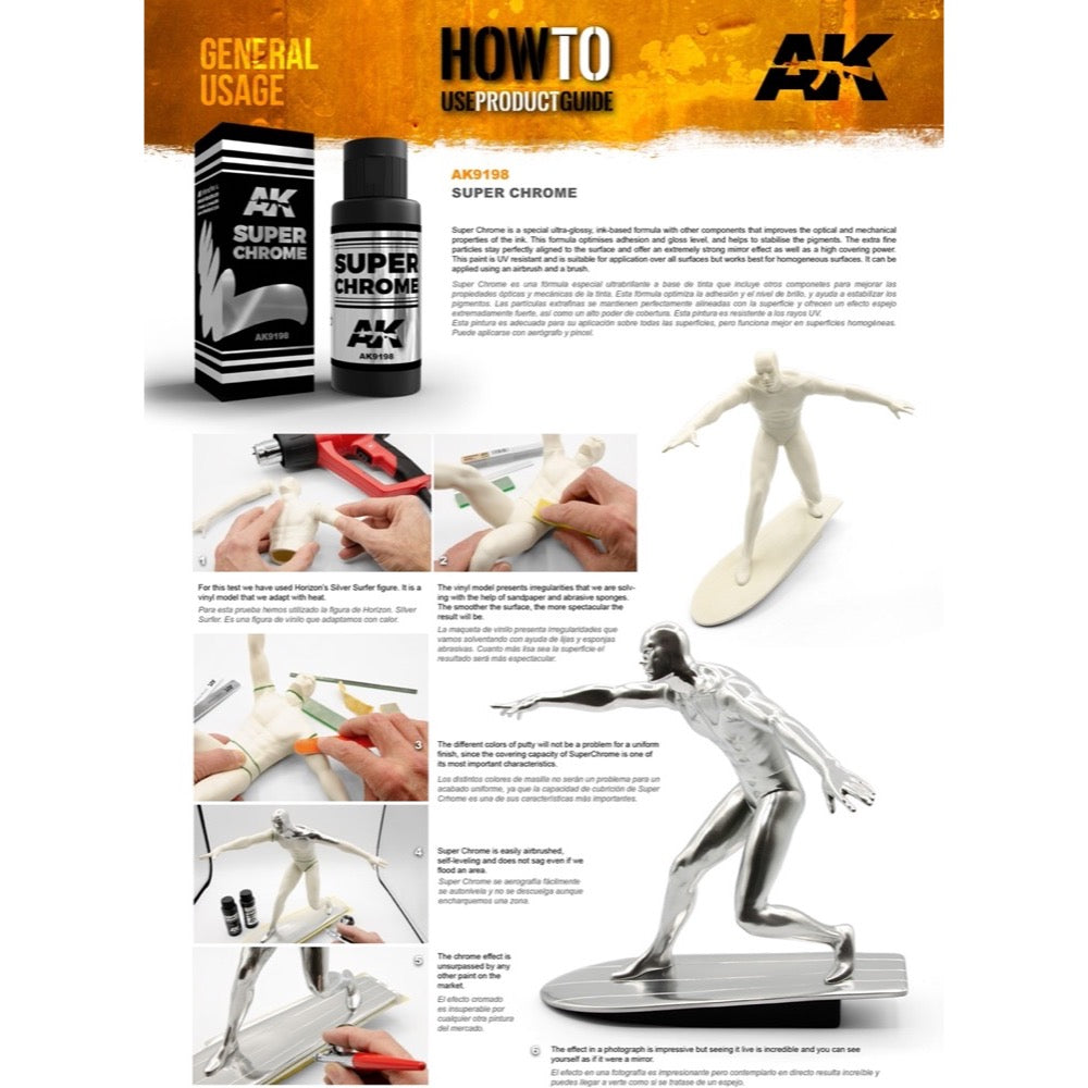 AK Interactive AK9198 Super Chrome 60ml