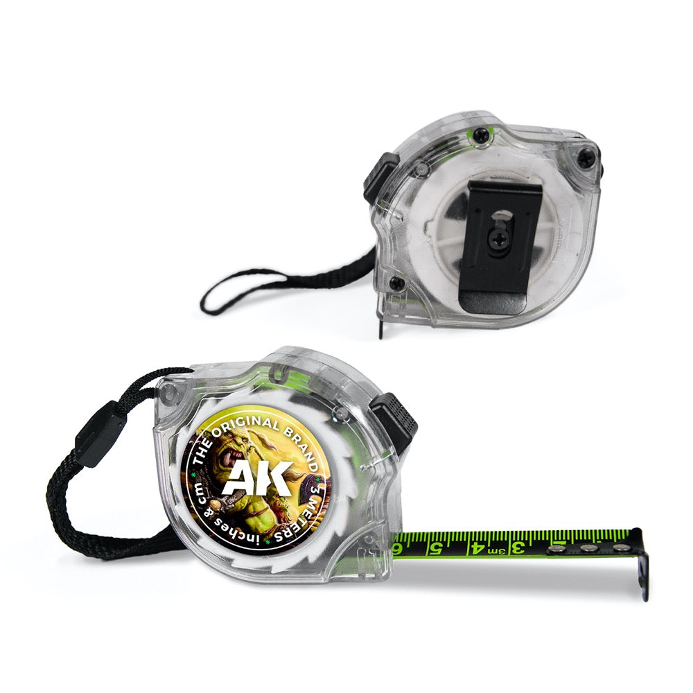 AK Interactive 9524 Flexometer 3m Measuring Tape