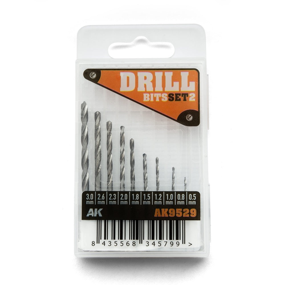 AK Interactive 9529 Drill Bits Set 2 3.0 0.5mm