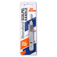 AK Interactive Stainless Steel Scalpel Handle (with 2 Blades)
