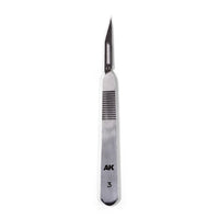 AK Interactive Stainless Steel Scalpel Handle (with 2 Blades)