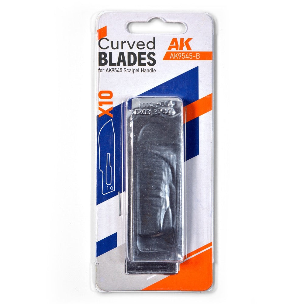 AK Interactive Curved Blades for Scalpel Handle AK9545 (10 Units)