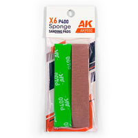 AK Interactive Sponge P400 Grit Sanding Pad