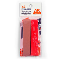 AK Interactive Sponge P1200-1500 Grit Sanding Pad