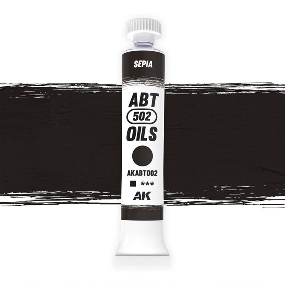 AK Interactive ABT 502 Sepia 20ml Oil Paint