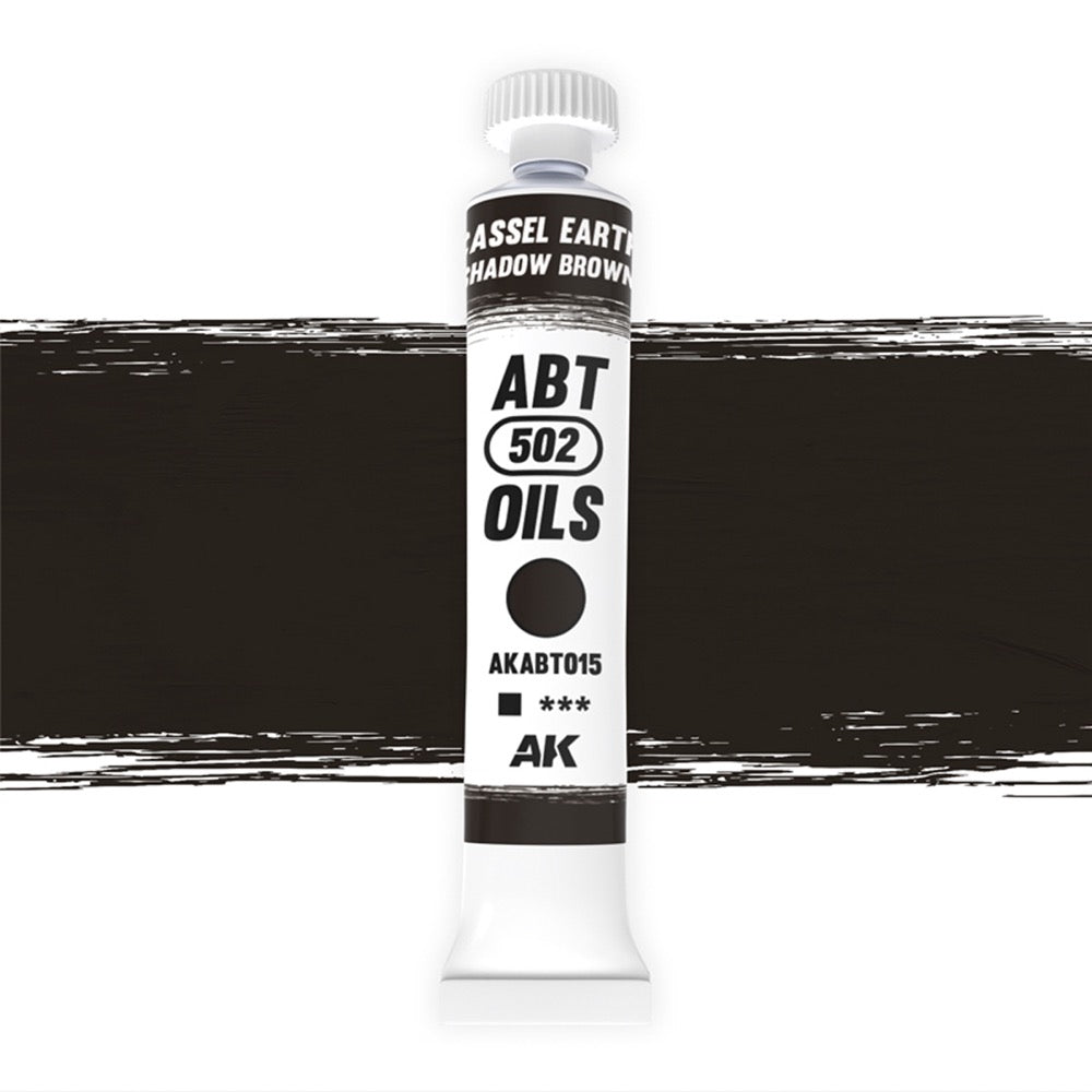 AK Interactive ABT 502 Cassel Earth / Shadow Brown 20ml Oil Paint