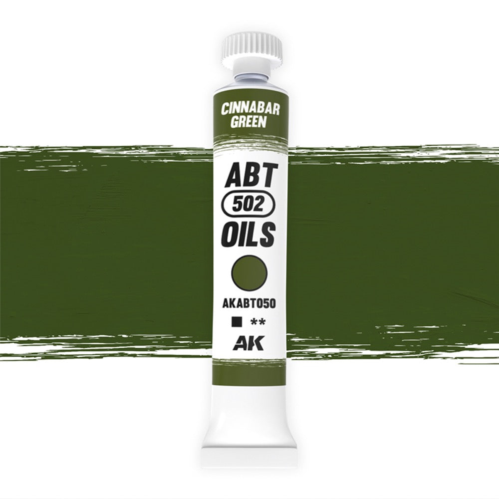 AK Interactive ABT 502 Cinnabar Green 20ml Oil Paint