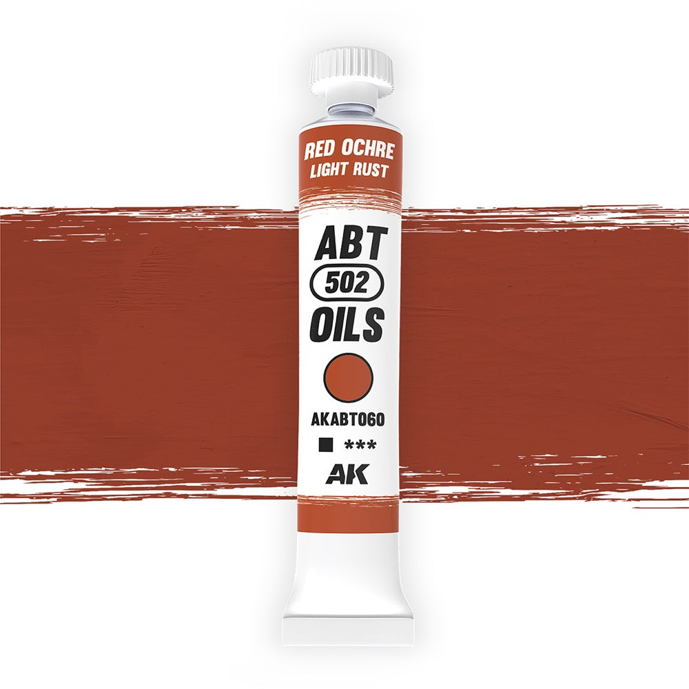 AK Interactive ABT 502 Red Ochre / Light Rust 20ml Oil Paint