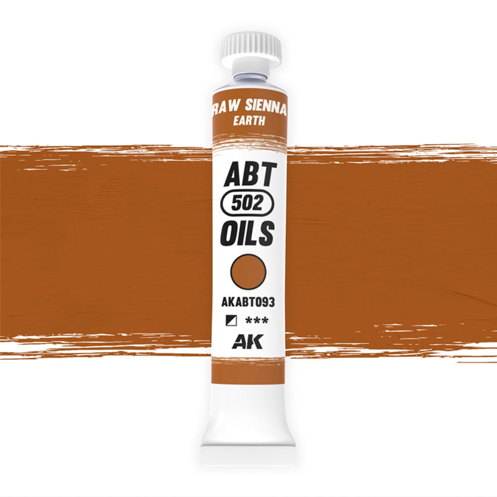 AK Interactive ABT 502 Raw Sienna / Earth 20ml Oil Paint