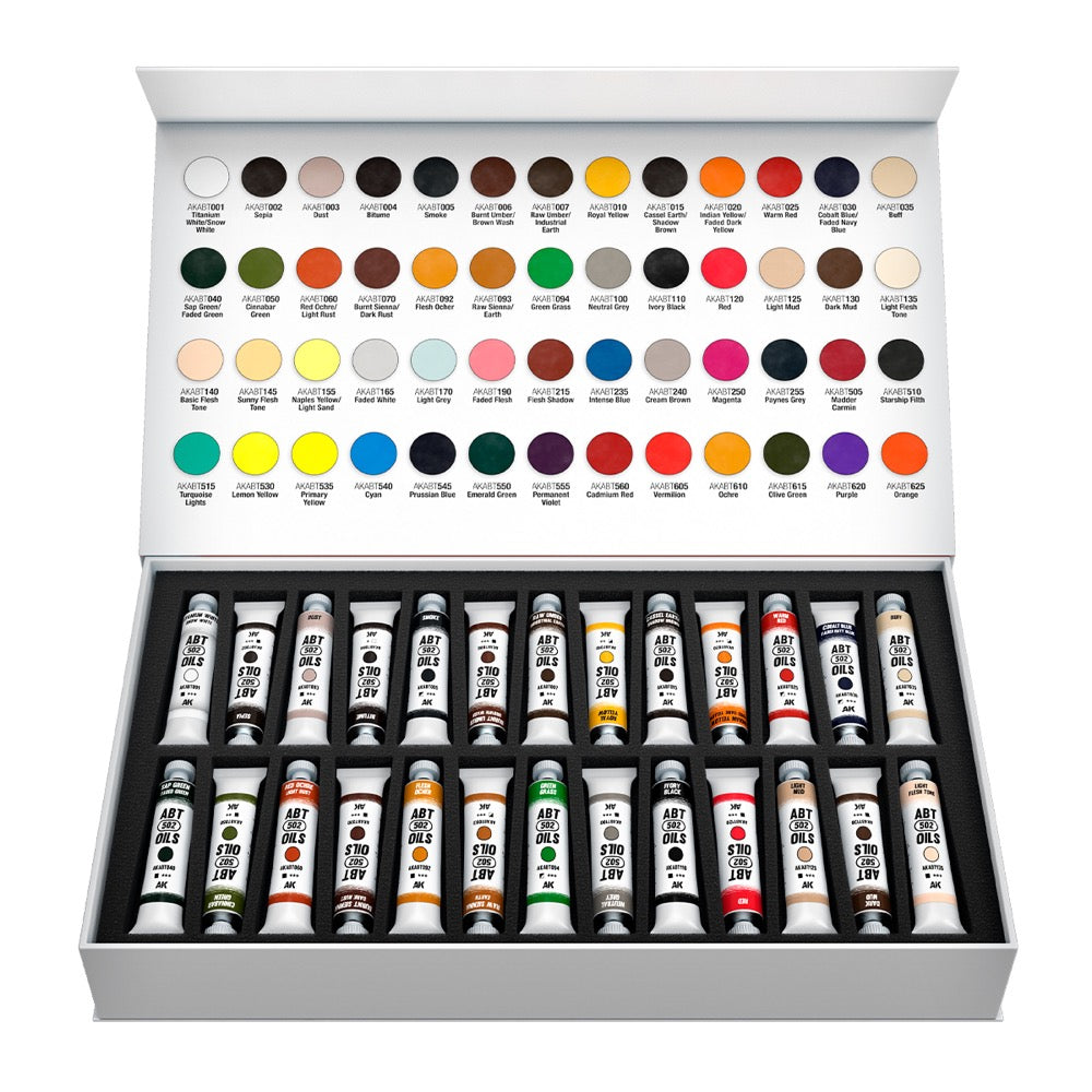 AK Interactive ABT 502 Special Box Full Range (52 Colours x 20ml)