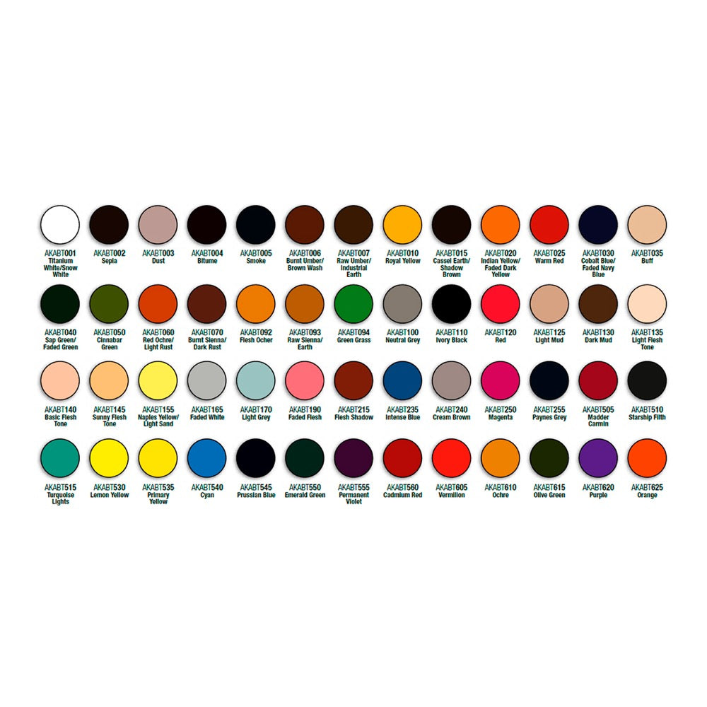 AK Interactive ABT 502 Special Box Full Range (52 Colours x 20ml)