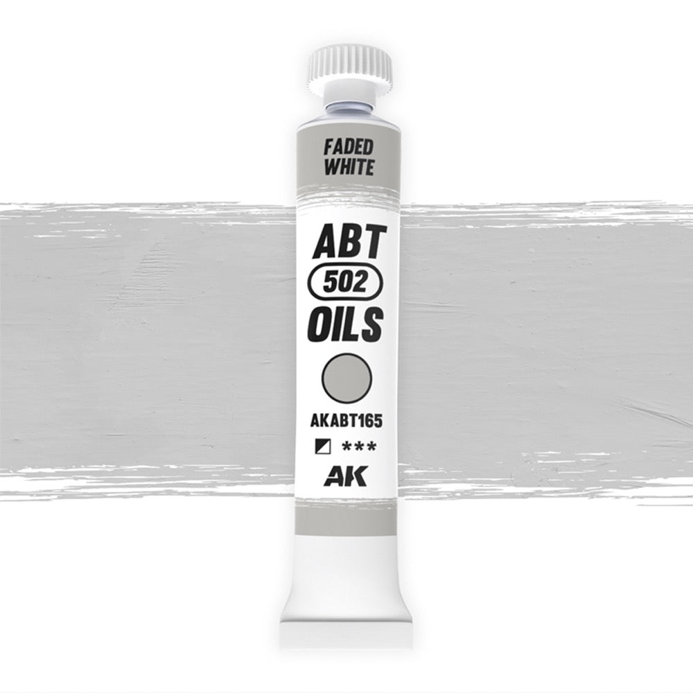 AK Interactive ABT 502 Faded White 20ml Oil Paint