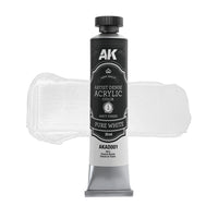 AK Interactive Artist Dense Acrylic Pure White 20ml