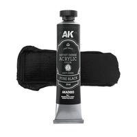 AK Interactive Artist Dense Acrylic Pure Black 20ml