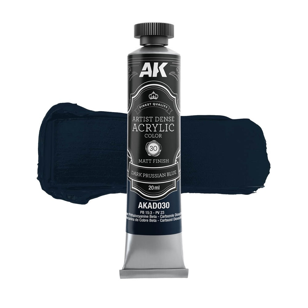 AK Interactive Artist Dense Acrylic Dark Prussian Blue