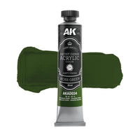 AK Interactive Artist Dense Acrylic Moss Green