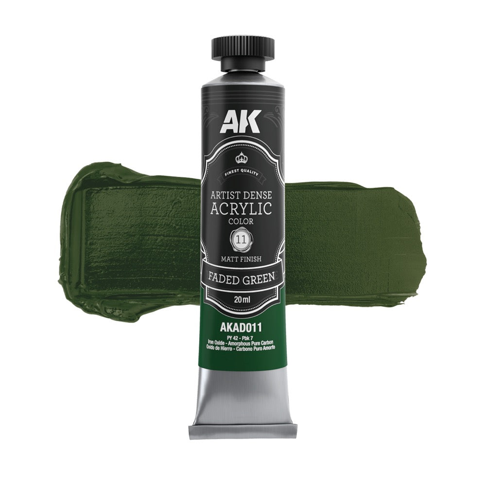 AK Interactive Artist Dense Acrylic Figures Special Set (6 Tubes 20 ml)