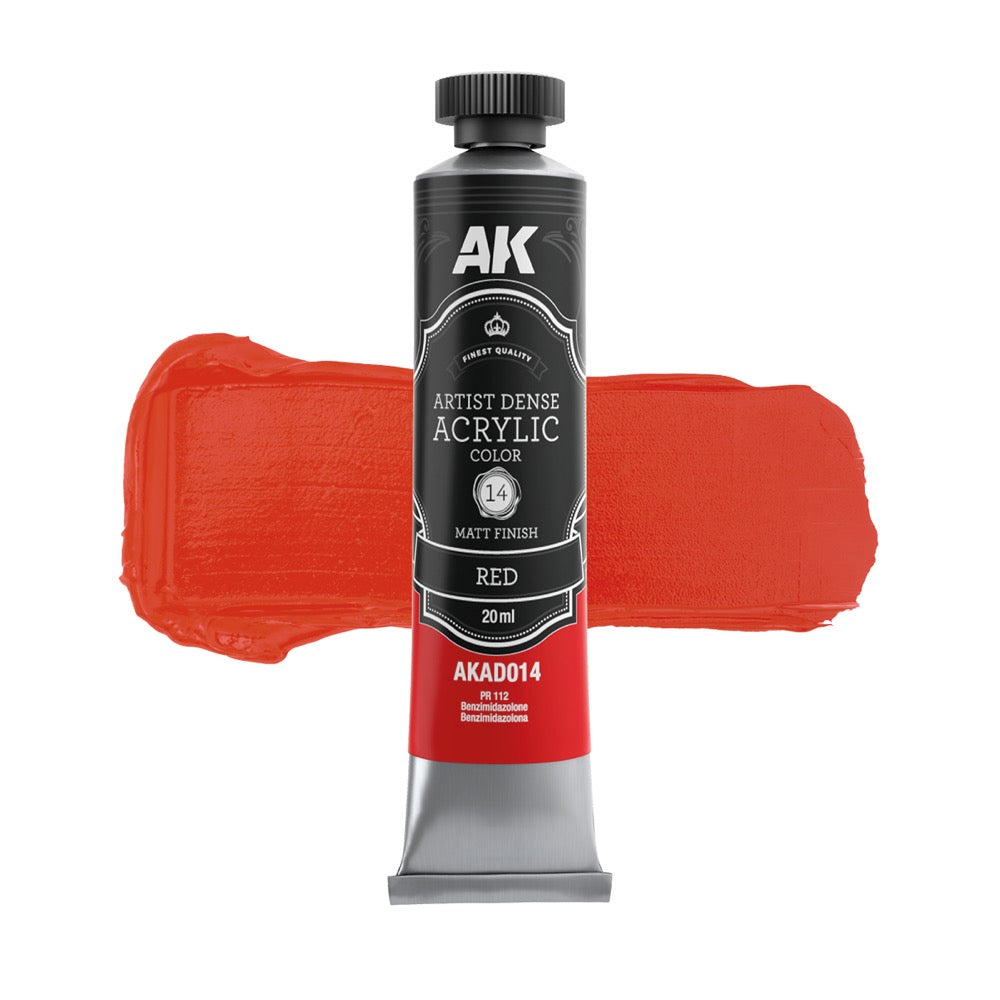 AK Interactive Artist Dense Acrylic Figures Special Set (6 Tubes 20 ml)