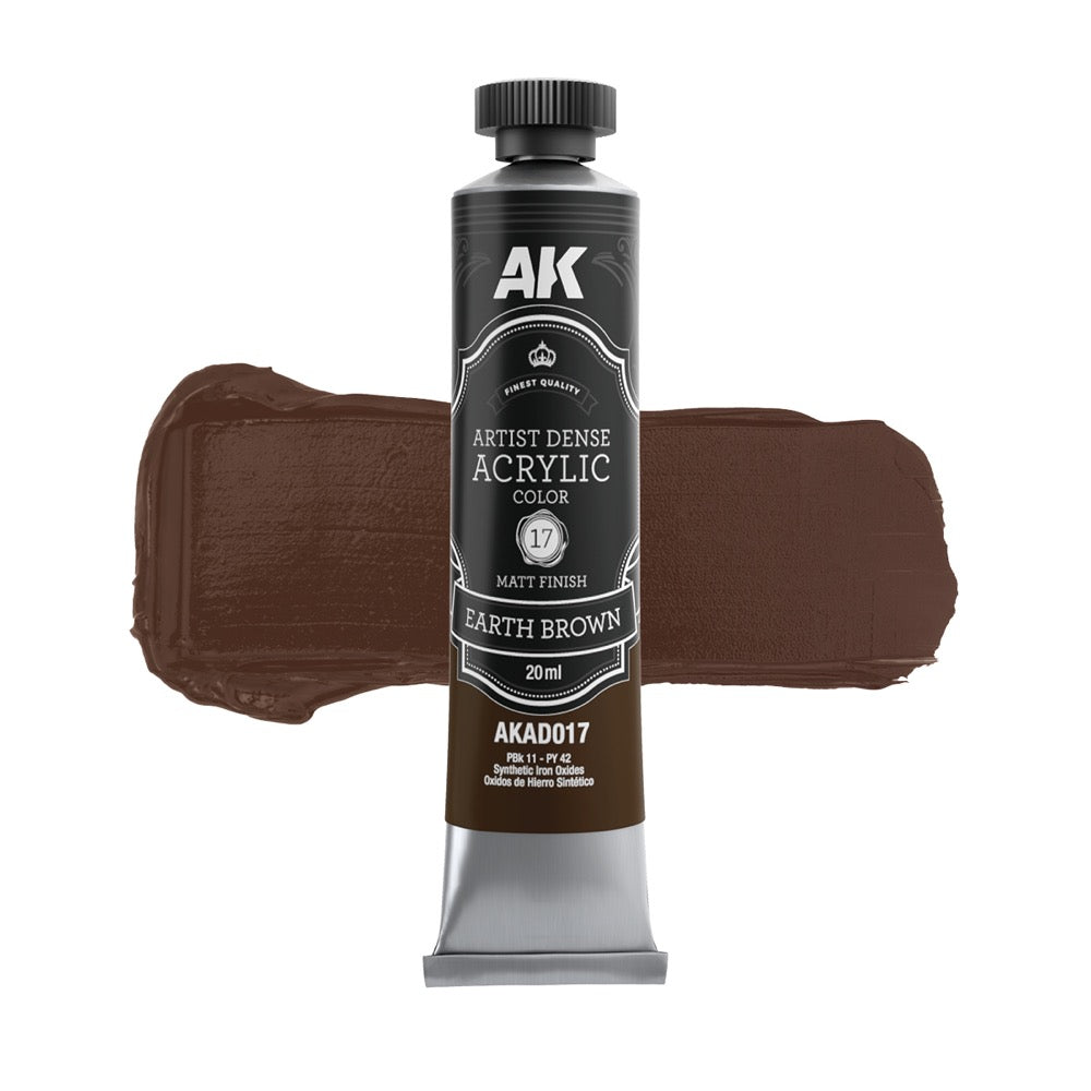 AK Interactive Artist Dense Acrylic Figures Special Set (6 Tubes 20 ml)