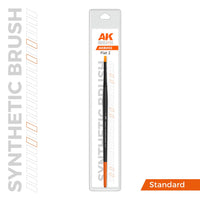 AK Interactive AKB002 Flat 2 Synthetic Paint Brush