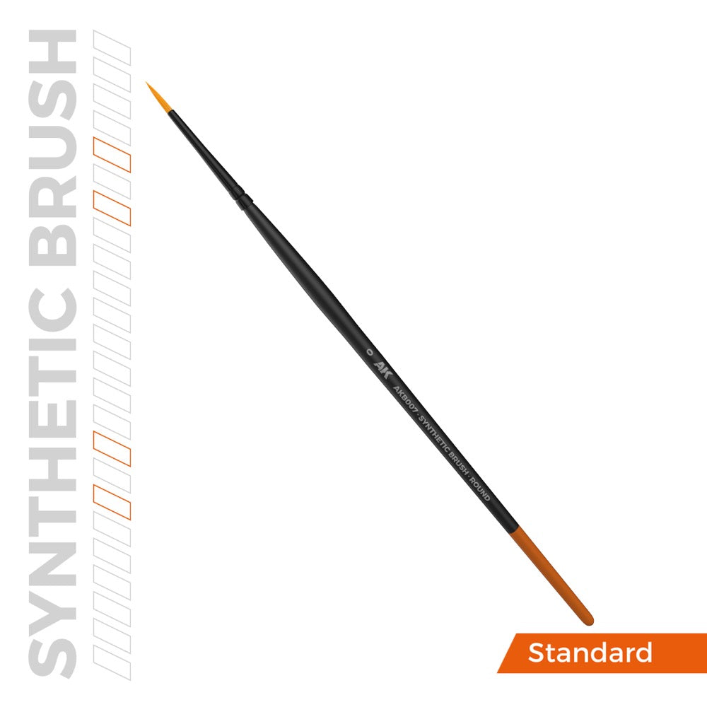 AK Interactive AKB007 Round 0 Synthetic Paint Brush