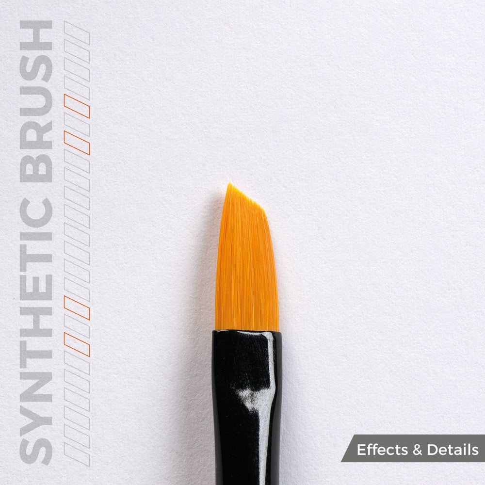 AK Interactive AKB010 Angular Synthetic Paint Brush