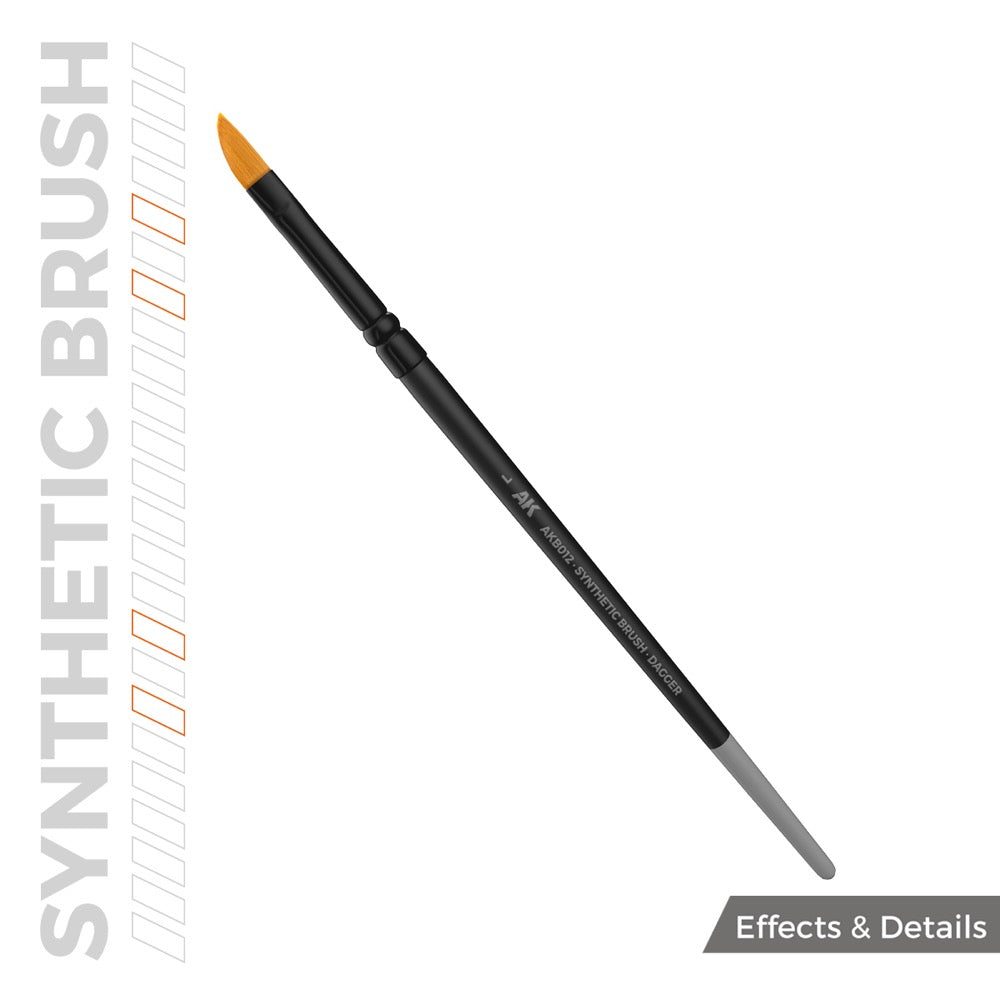 AK Interactive AKB012 Dagger Large Synthetic Paint Brush