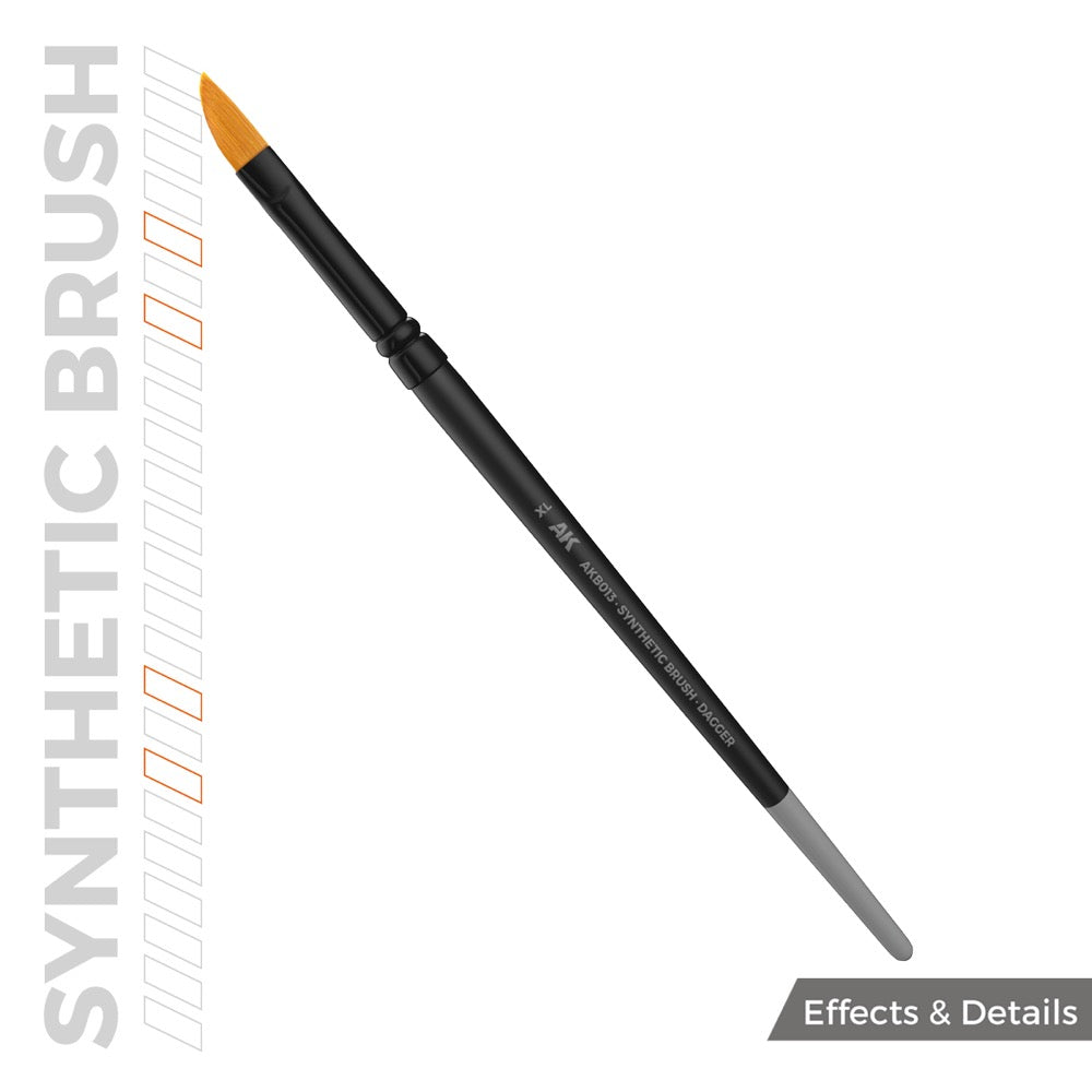 AK Interactive AKB013 Dagger Extra Large Synthetic Paint Brush