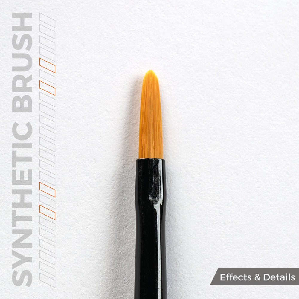 AK Interactive AKB014 Filbert 2 Synthetic Paint Brush