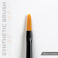 AK Interactive AKB014 Filbert 2 Synthetic Paint Brush