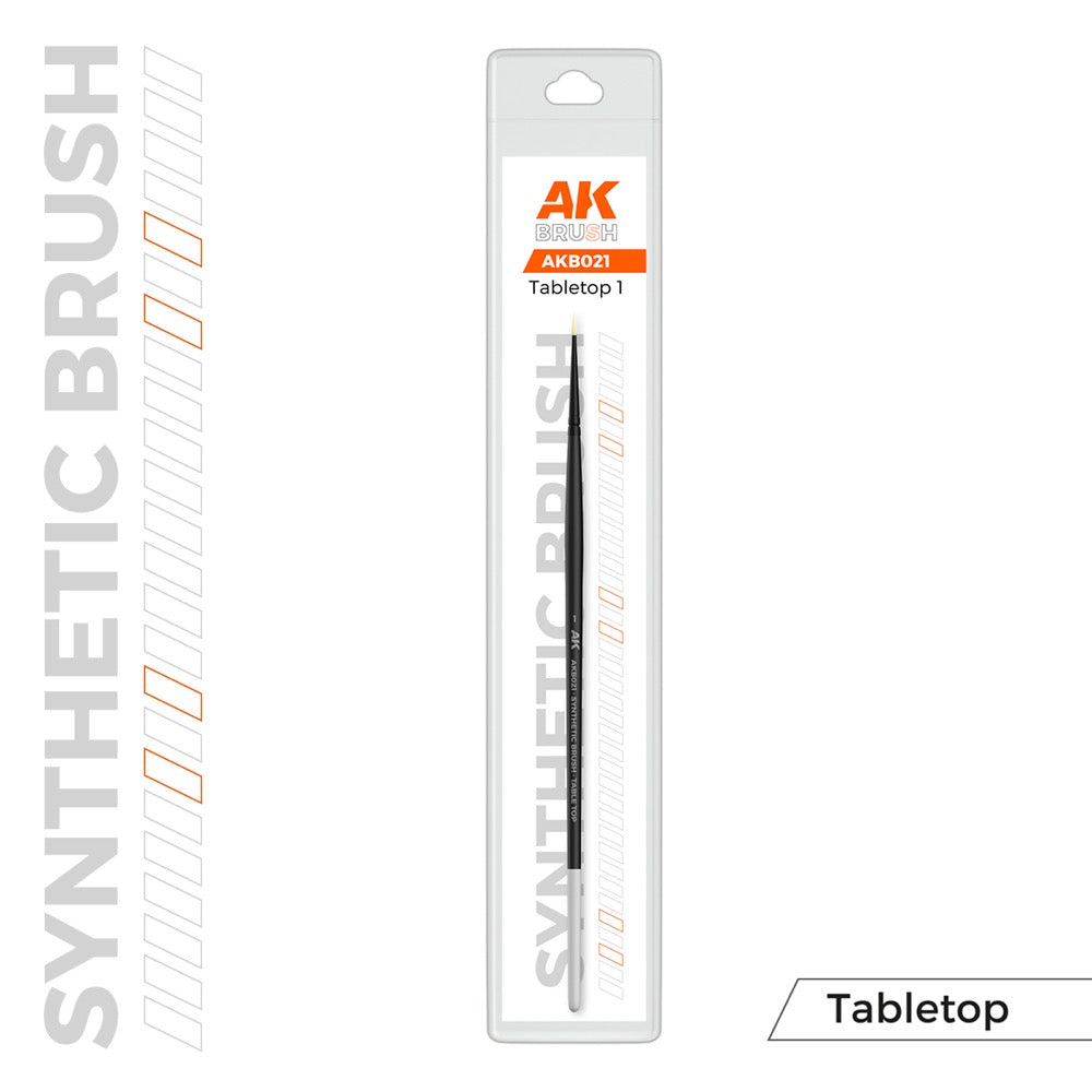 AK Interactive AKB021 Table Top 1 Synthetic Paint Brush