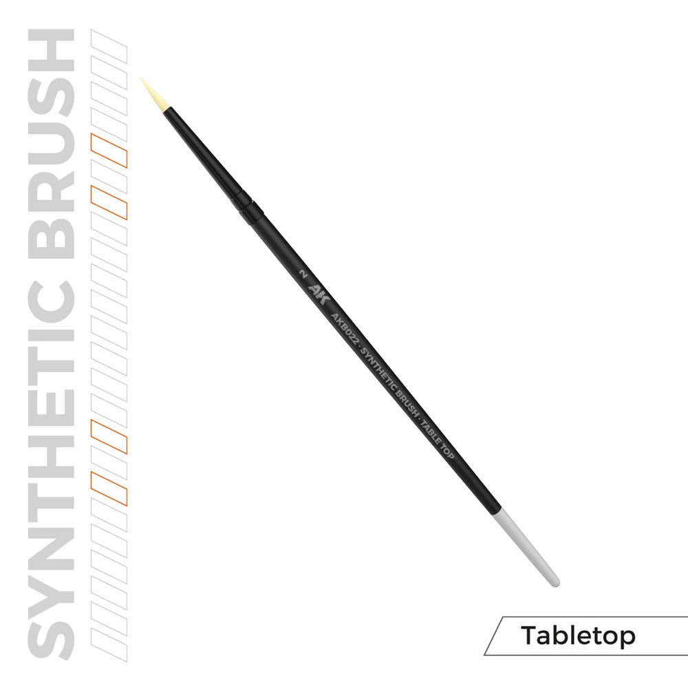 AK Interactive AKB022 Table Top 2 Synthetic Paint Brush