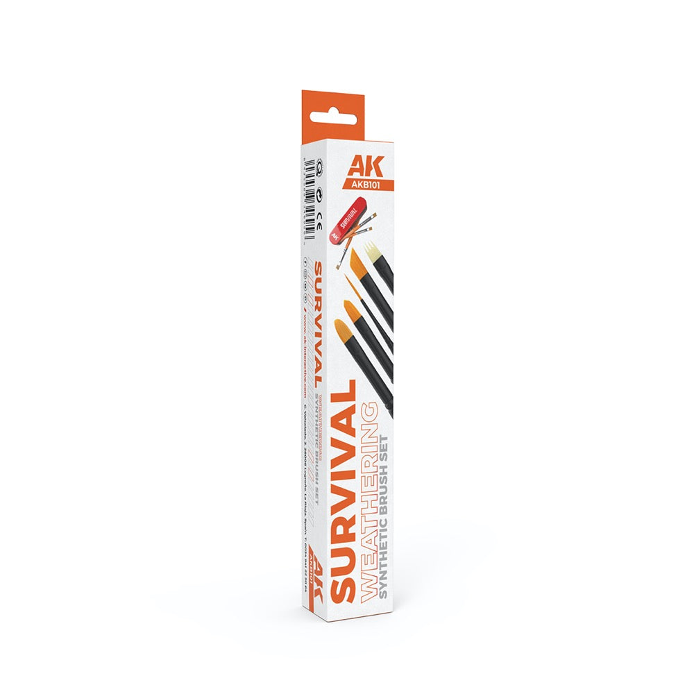 AK Interactive AKB101 Survival Brush Set (5pce)
