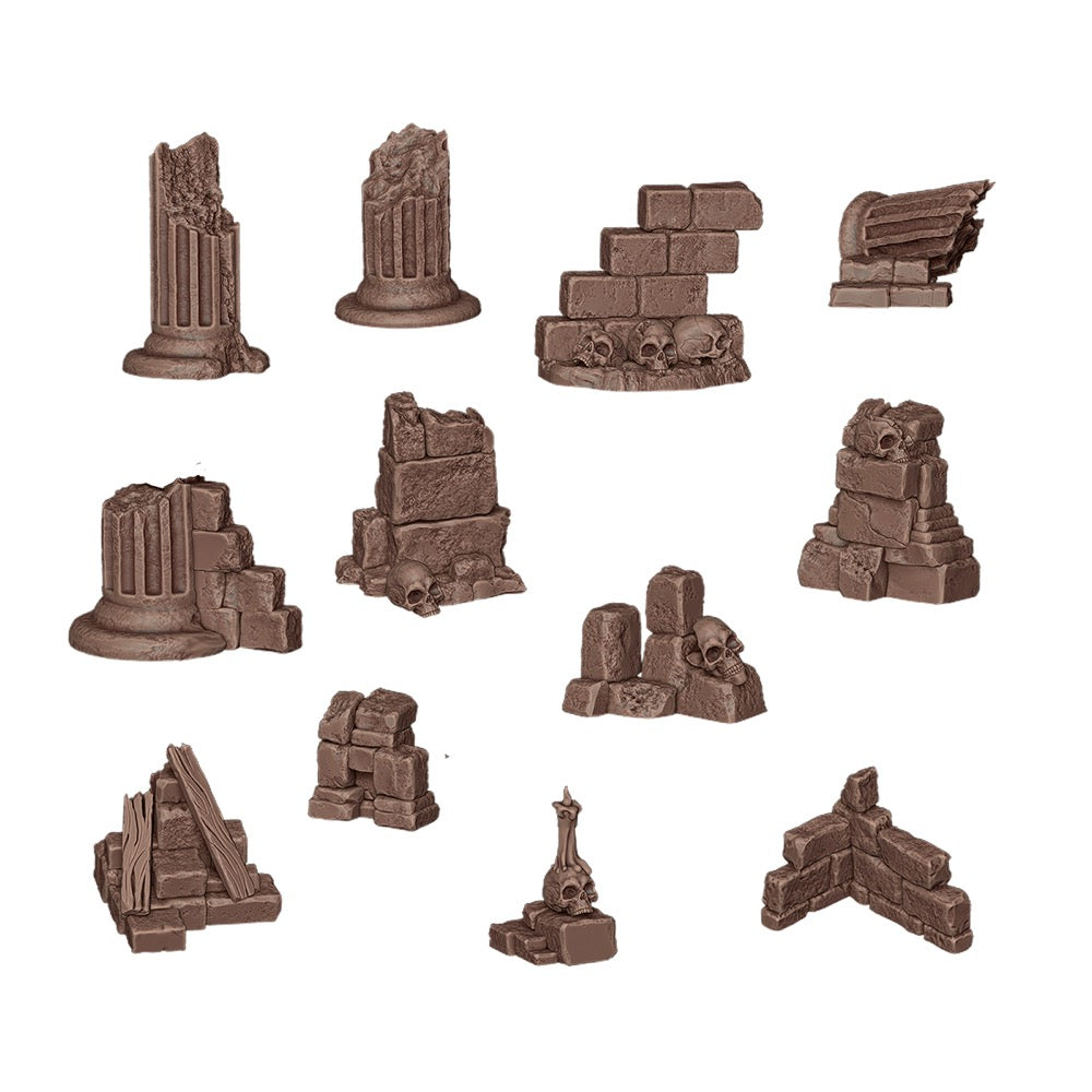 AK Interactive BIT0012 Basing Bits Village Ruins 12