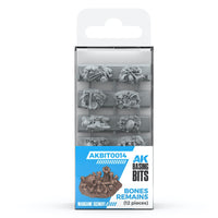 AK Interactive BIT0014 Basing Bits Bones Remains 12