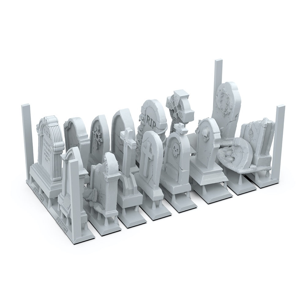 AK Interactive BIT0021 Basing Bits Tumbstones 14
