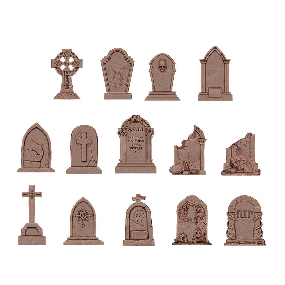 AK Interactive BIT0021 Basing Bits Tumbstones 14