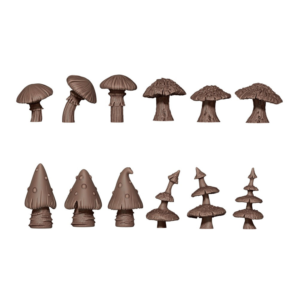 AK Interactive BIT0022 Basing Bits Gigant Musrooms 12