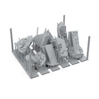AK Interactive Basing Bits Concrete Ruins