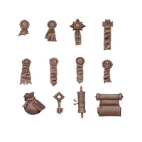 AK Interactive Basing Bits Seals and Scrolls